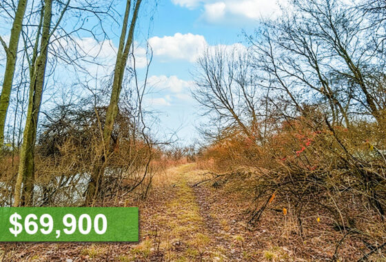 6.2 Acres with Valley Views near Kickapoo & Mississippi Rivers!