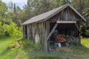 Waterfront land with cabin for sale on Somo River in Lincoln County WI