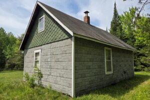 Waterfront land with cabin for sale on Somo River in Lincoln County WI