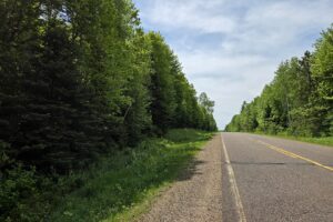 Secluded land for sale along the Somo River near Tripoli and Tomahawk, WI